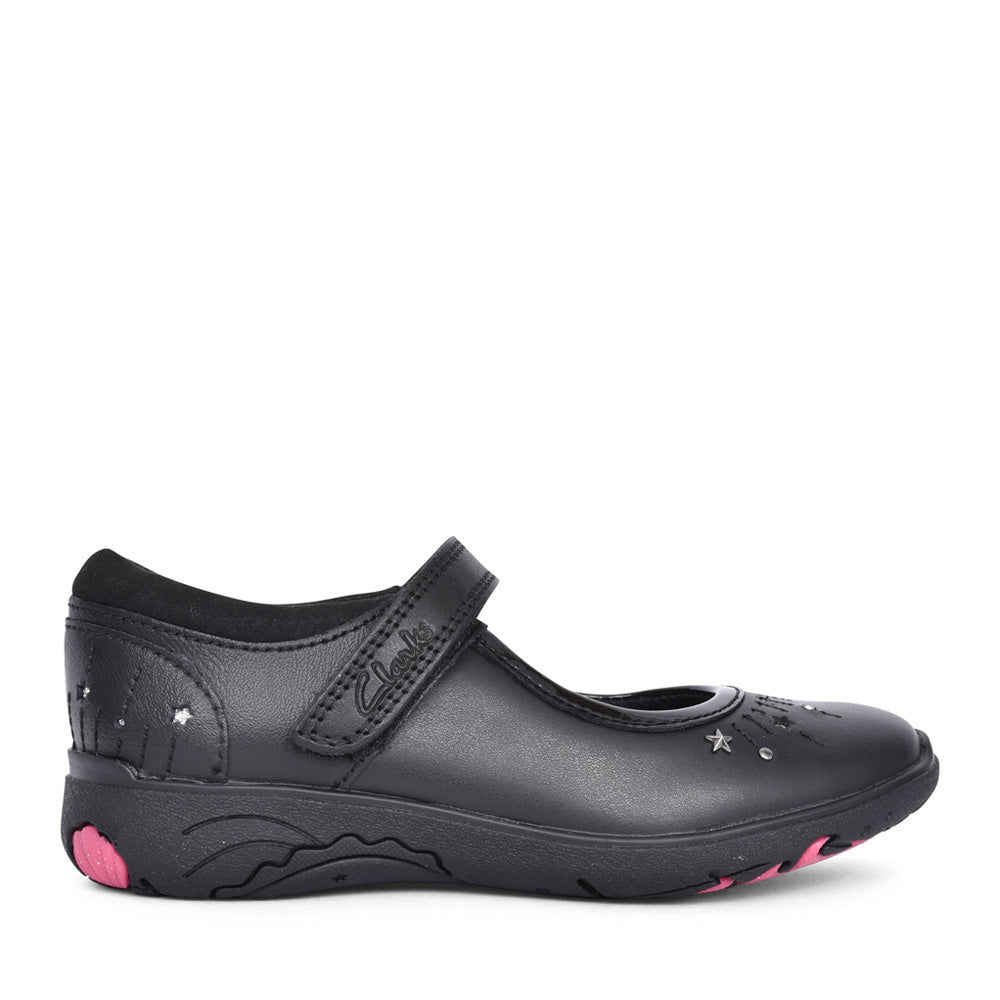 Girls Relda Wish K Leather Mary Jane Shoe In Kids E Fit