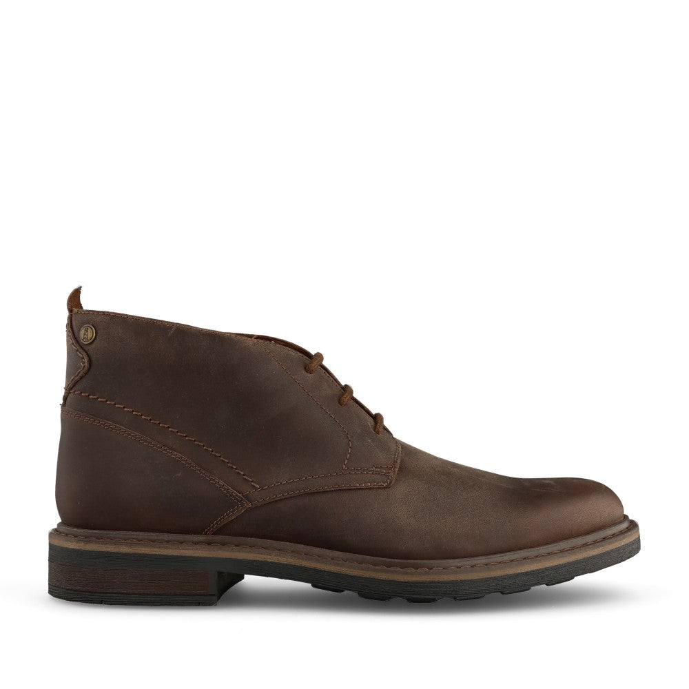 Mens Newford Mid Beeswax Leather G-fit Laced Boot In Brown