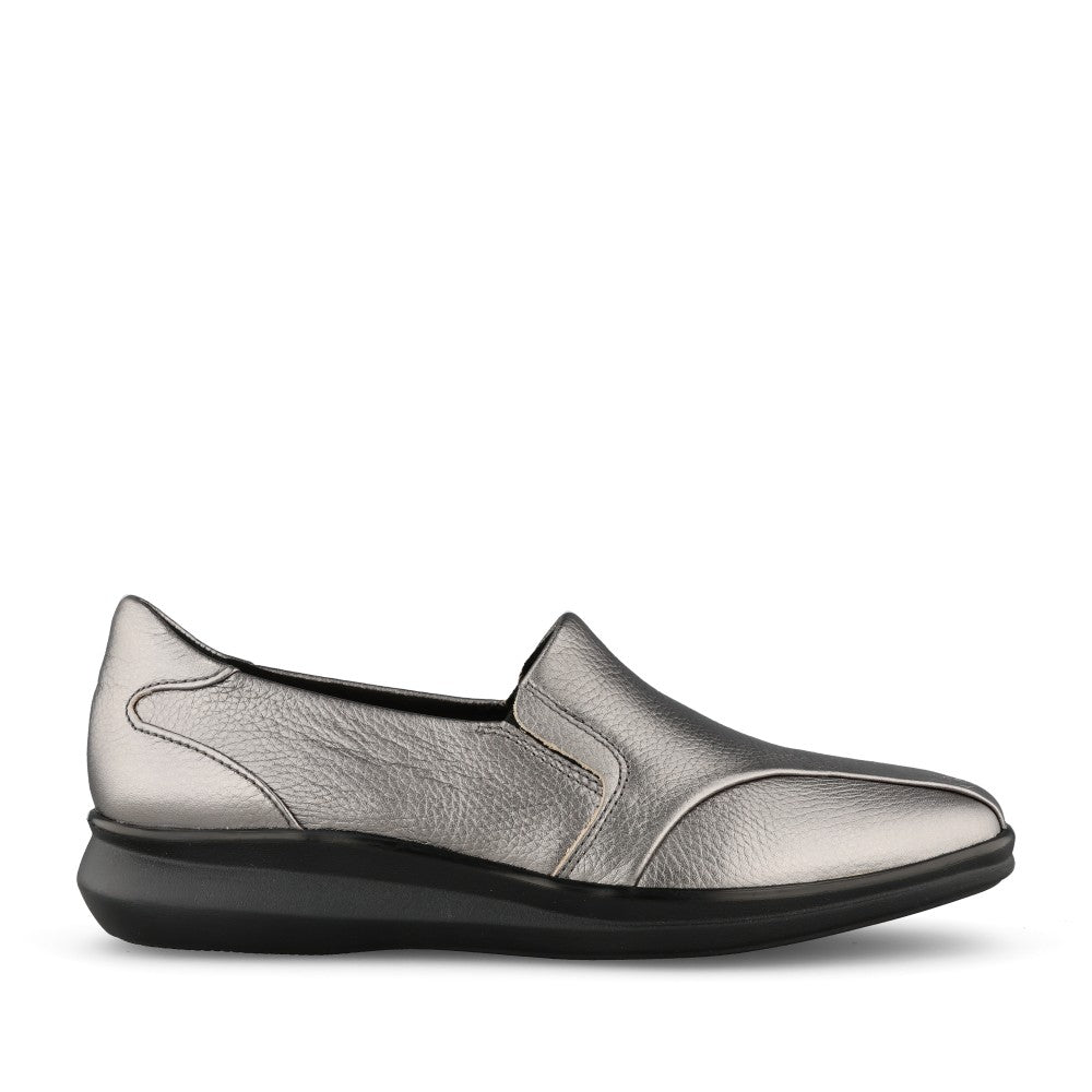Ladies Lynell Edge D-fit Slip-on Shoe In Pewter