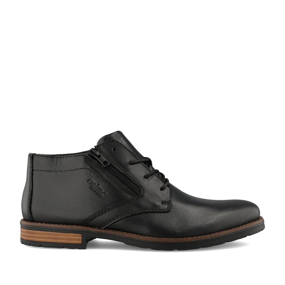 Mens 14609 Laced Ankle Boot In Black