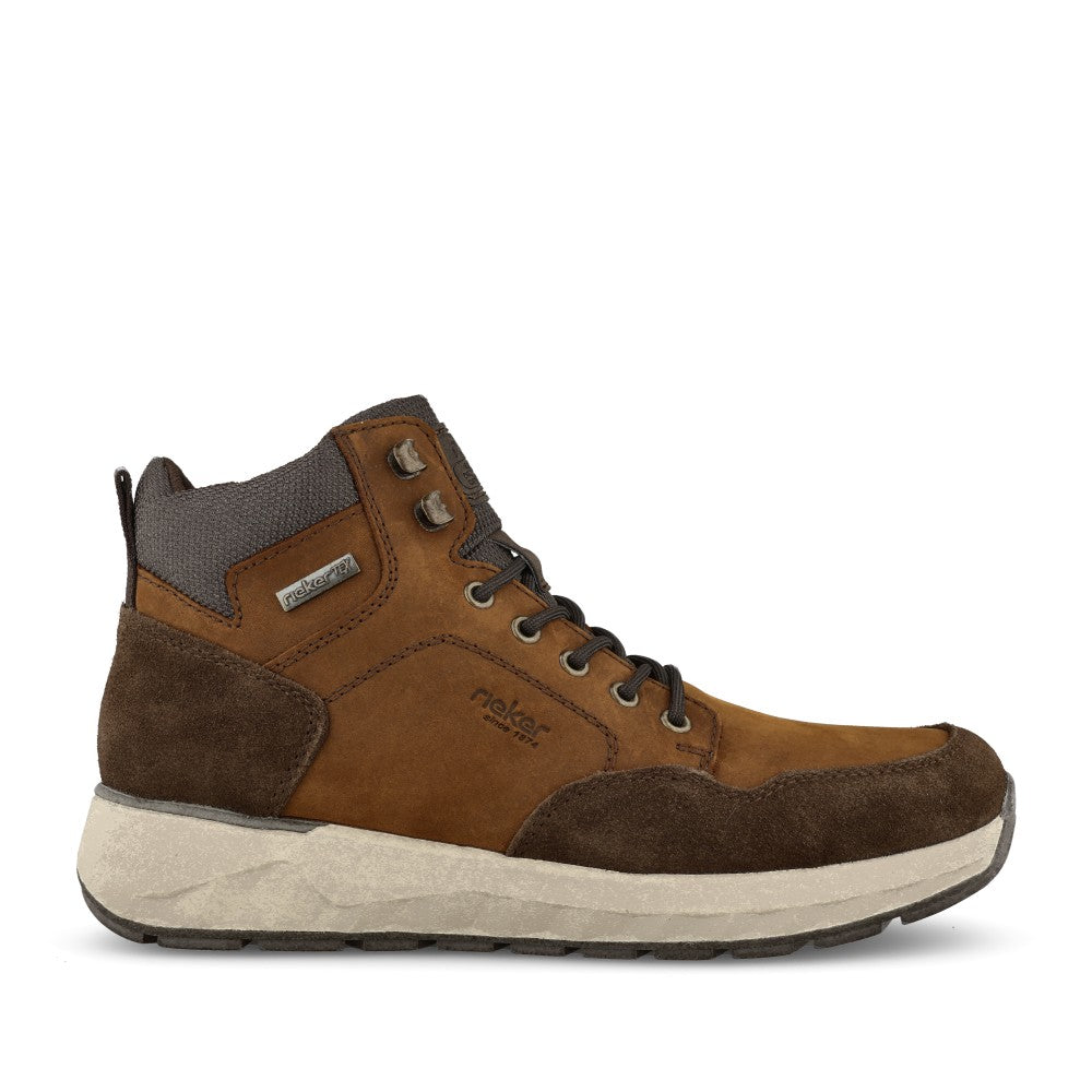 Mens 11530 Tex Laced Ankle Boot In Tobacco