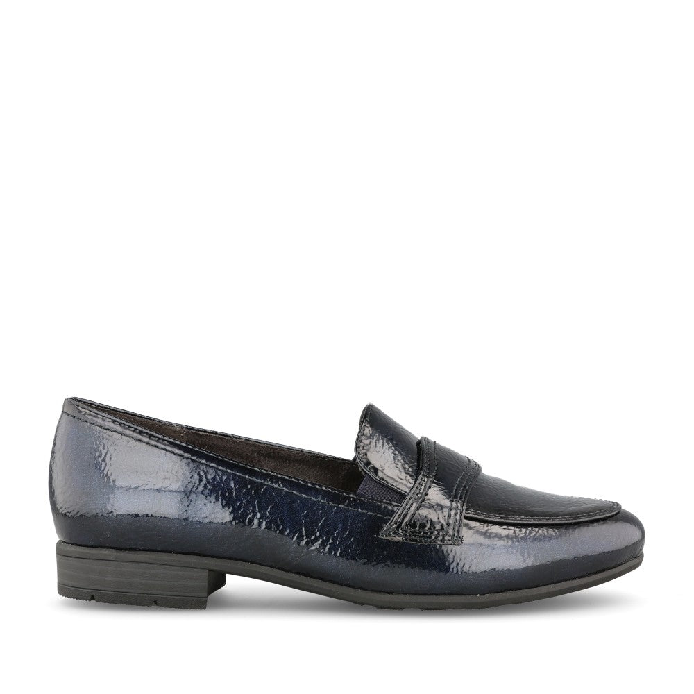 Ladies 8-24267 Loafer In Navy