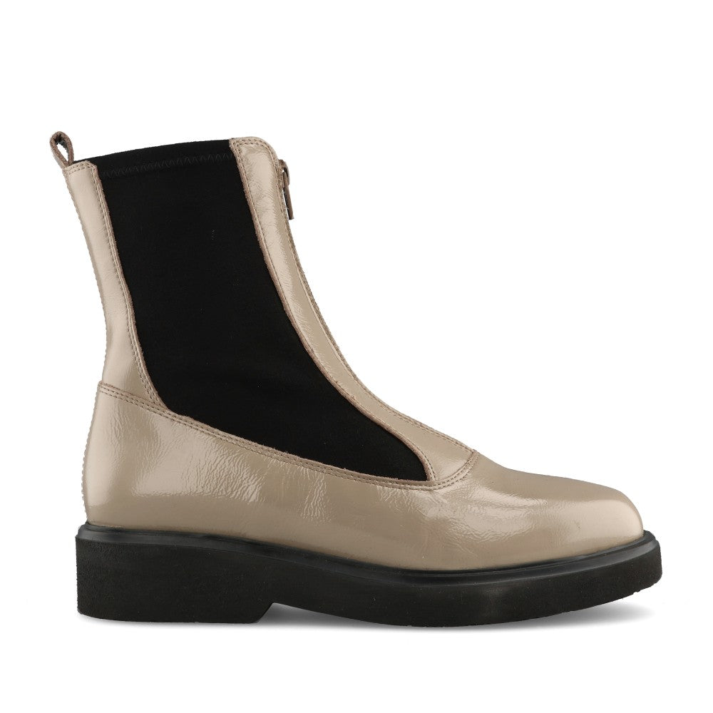 Ladies Foggia Ankle Boot In Taupe