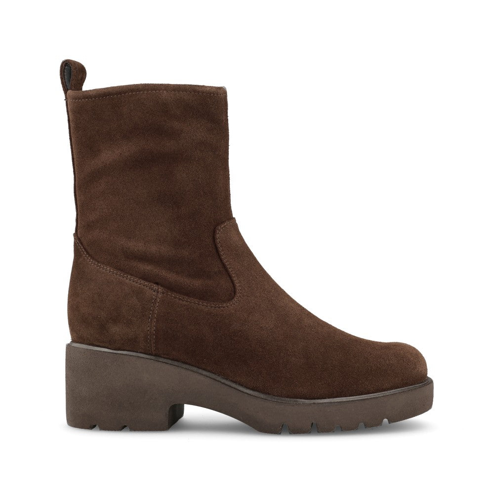 Ladies Javito Ankle Boot In Brown