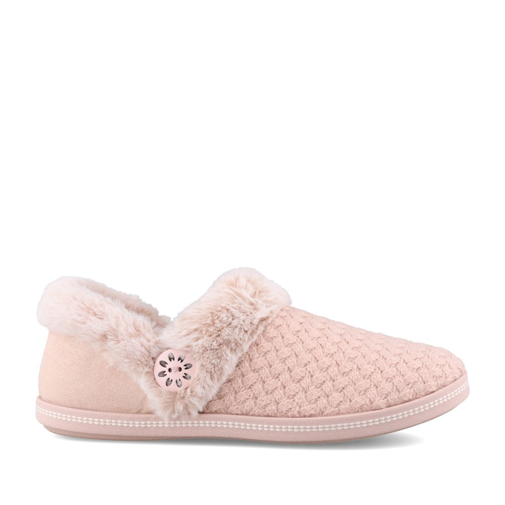 Ladies 169041 Cozy Campfire Frosty Slipper In Blush