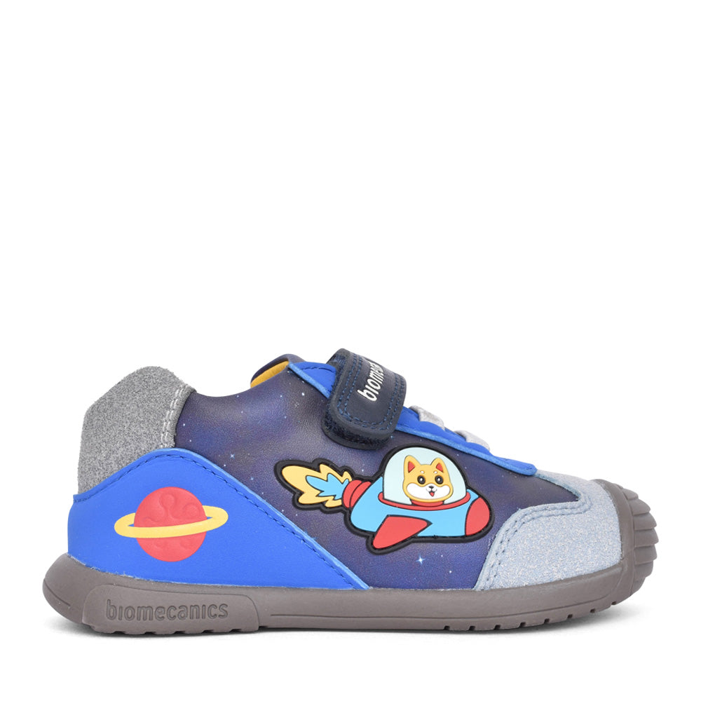 Boys 251128 Velcro Trainer In Navy