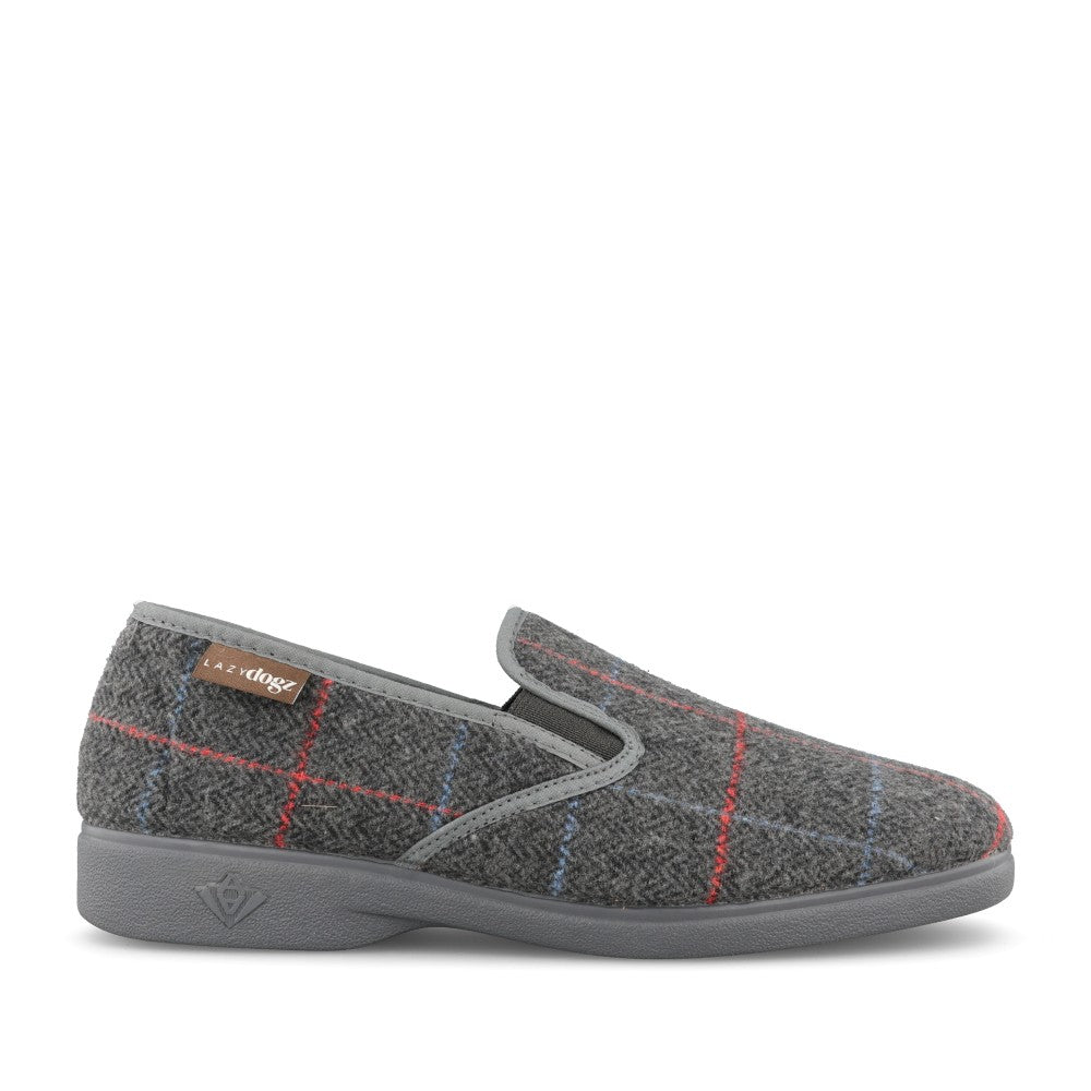 Mens Hughes Kmd116 Slipper In Grey