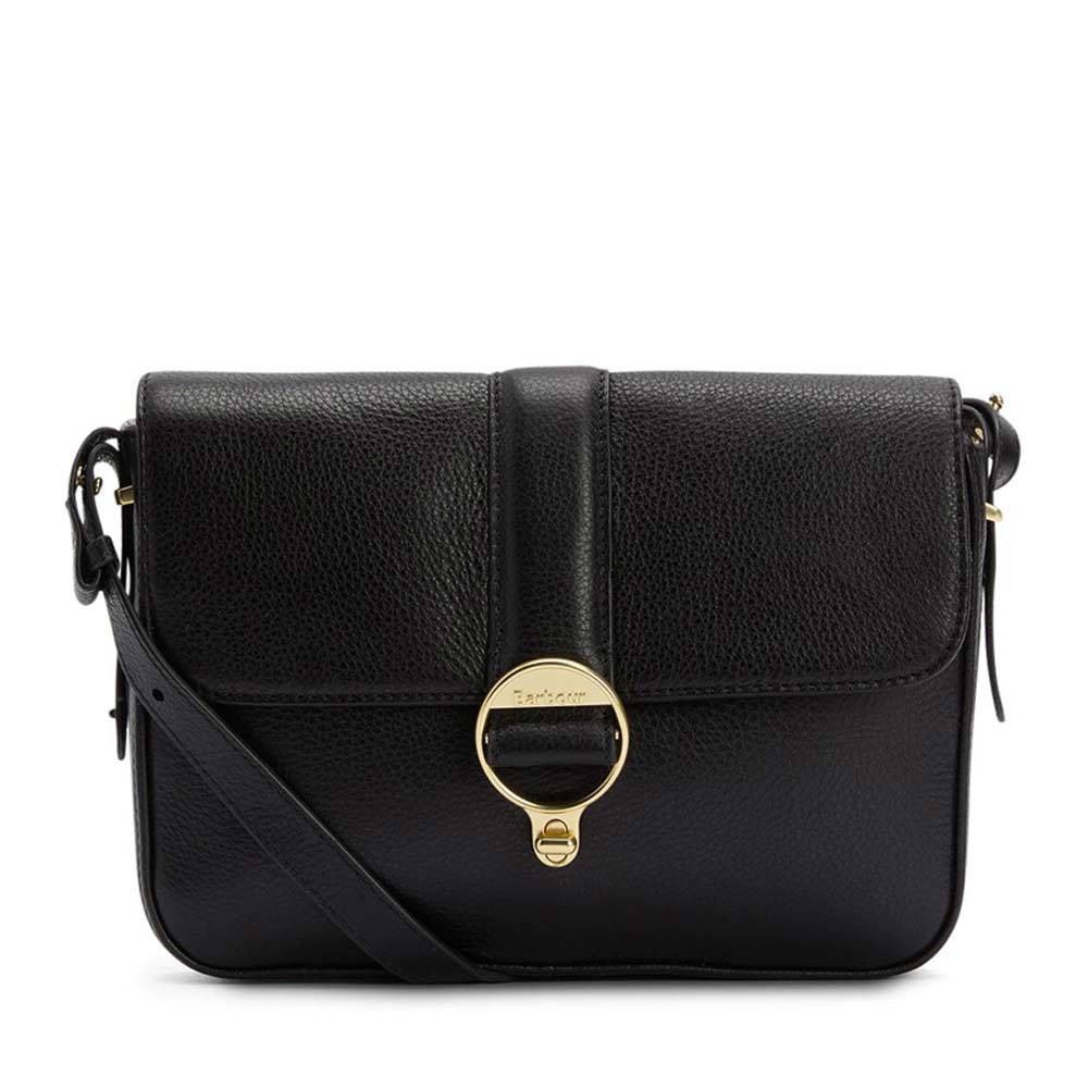 Ladies Rosa Leather Crossbody Bag In Black