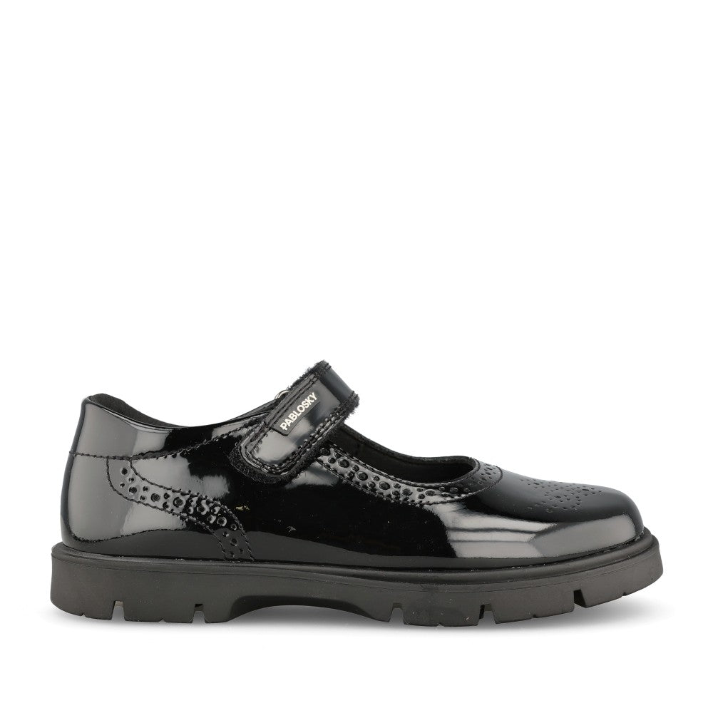 Girls 360219 Mary Jane Shoe In Black