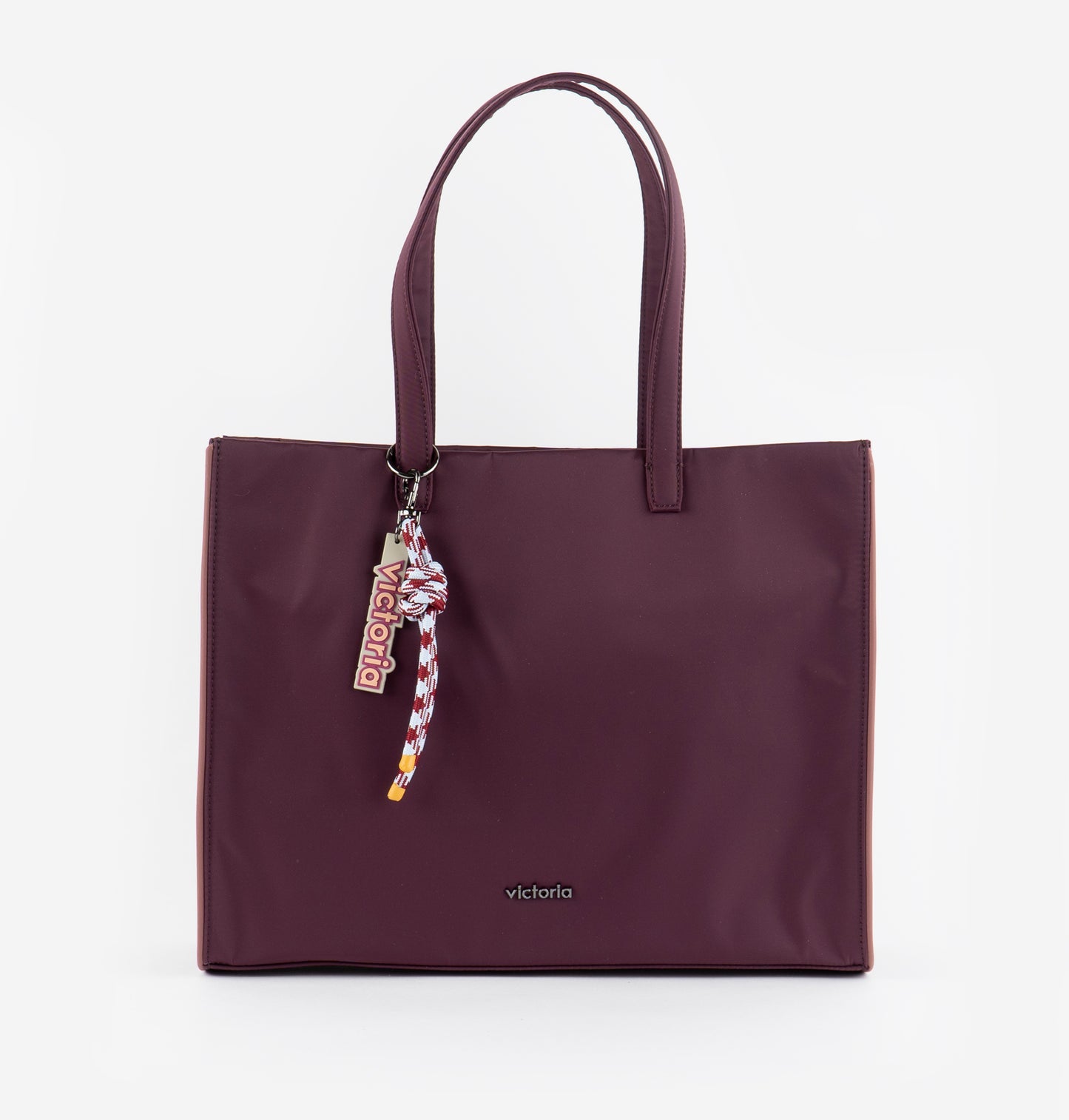 Ladies 9125102 Shopper Bag In Burgandy