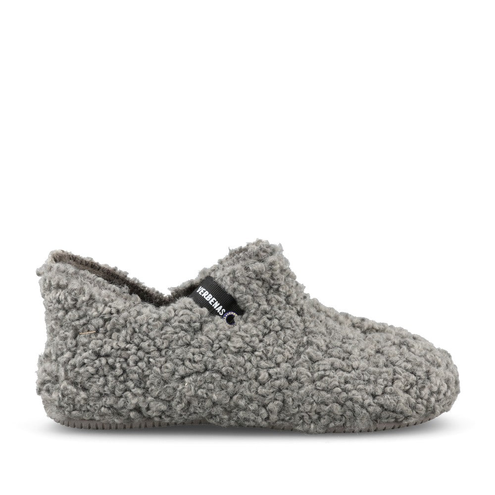 Ladies Yoi Curly Slipper In Dark Grey