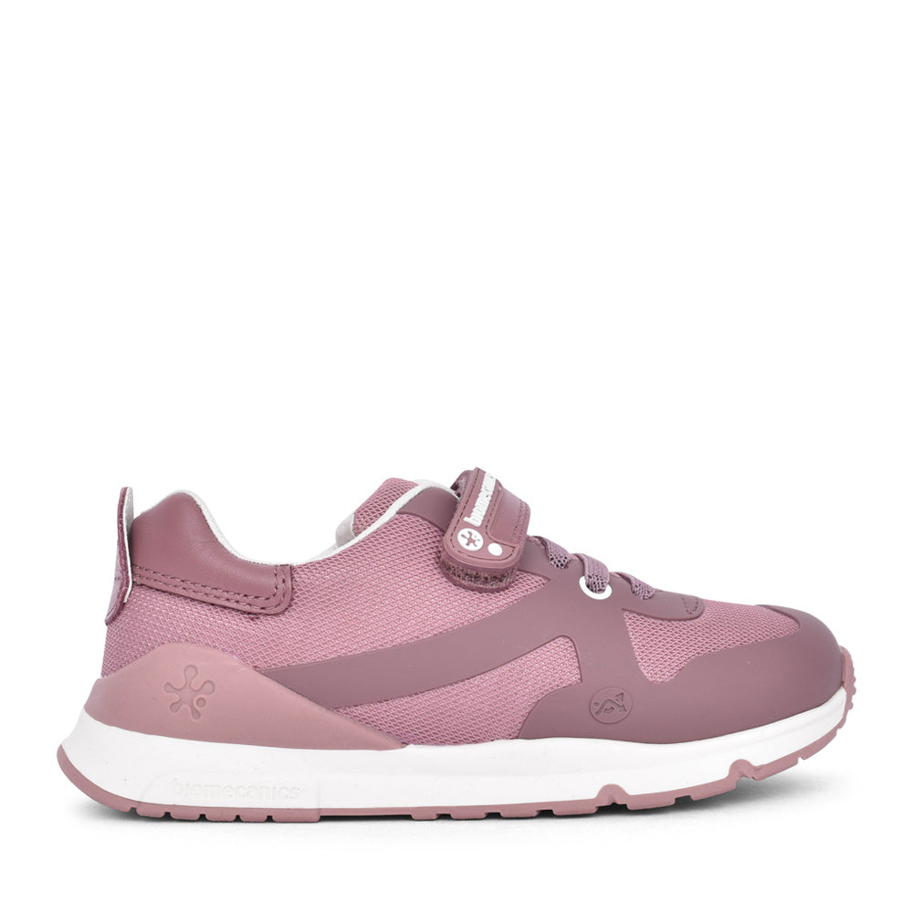 Girls 231007-b Laced Trainer In Mauve