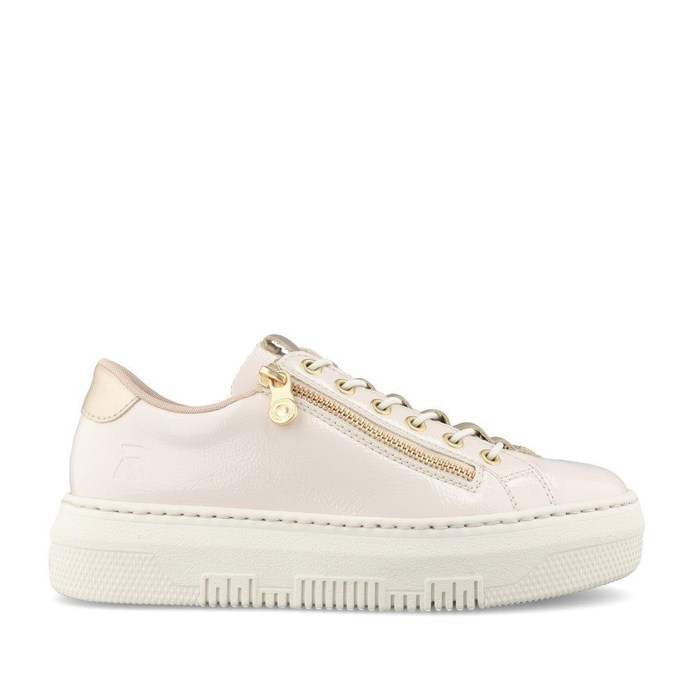 Ladies M1953 Laced Trainer In Off White