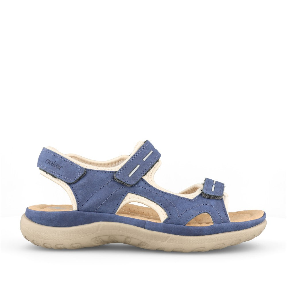 Ladies 64856 Walking Sandal In Navy
