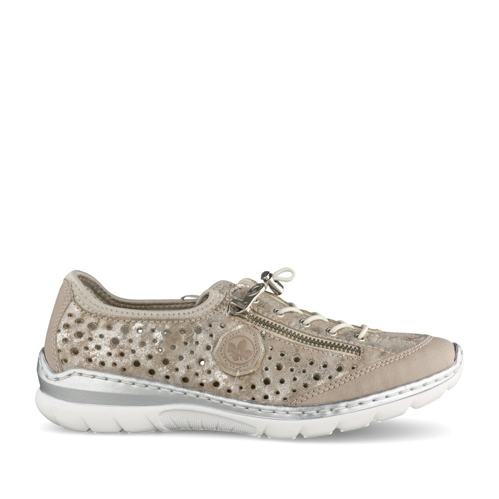 Ladies L32p6 Slip-on Shoe In Metallic