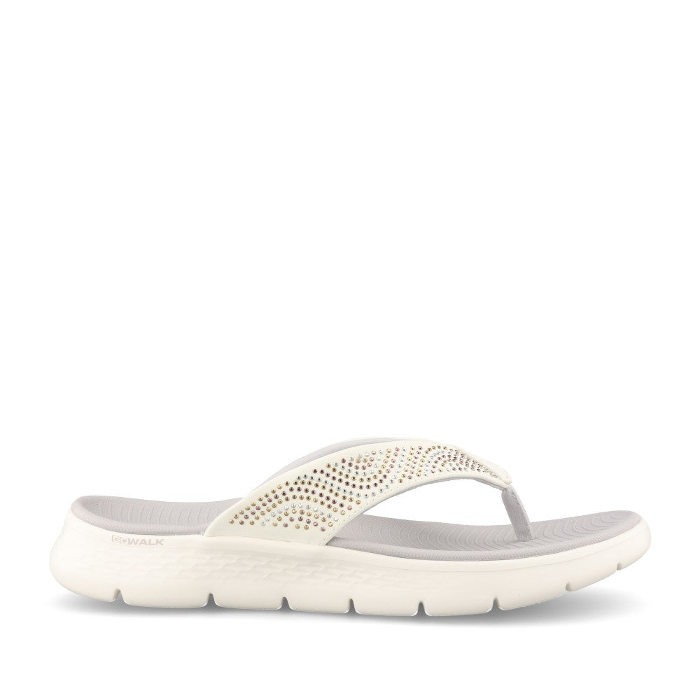 Ladies 140184 Go Walk Flex Sandal In White