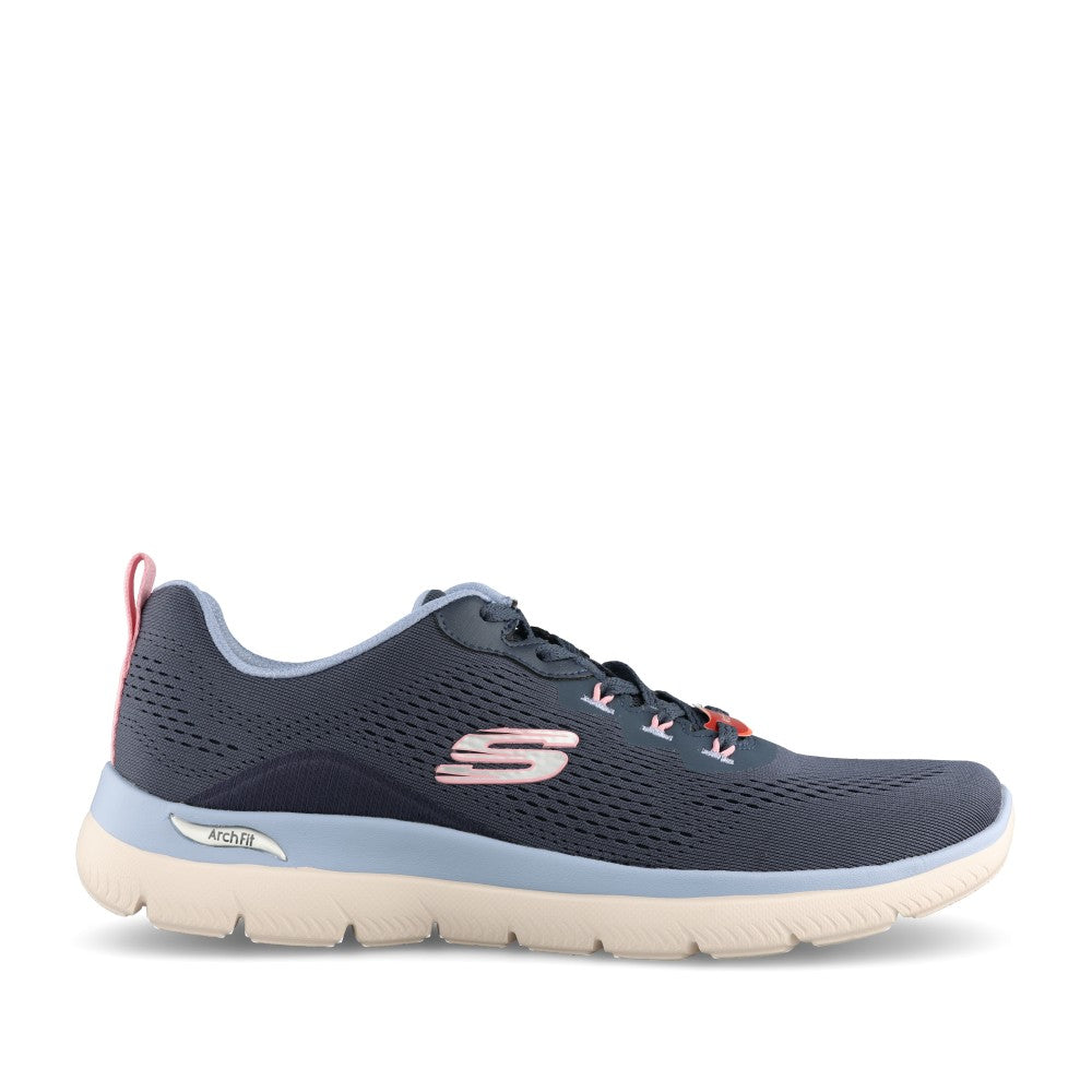 Ladies 1507554 Arch Fit Summits Trainer In Navy