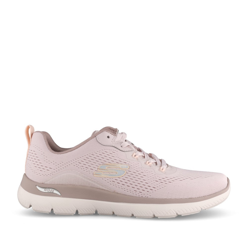 Ladies 150754 Arch Fit Summits Trainer In Mauve