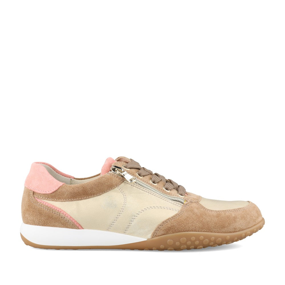 Ladies 978001 Poppy H-fit Trainer In Toffee