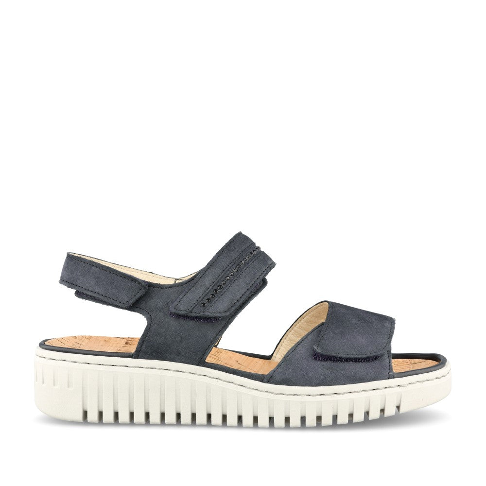Ladies Valerie 630001 Navy K-fit Sandal In Navy