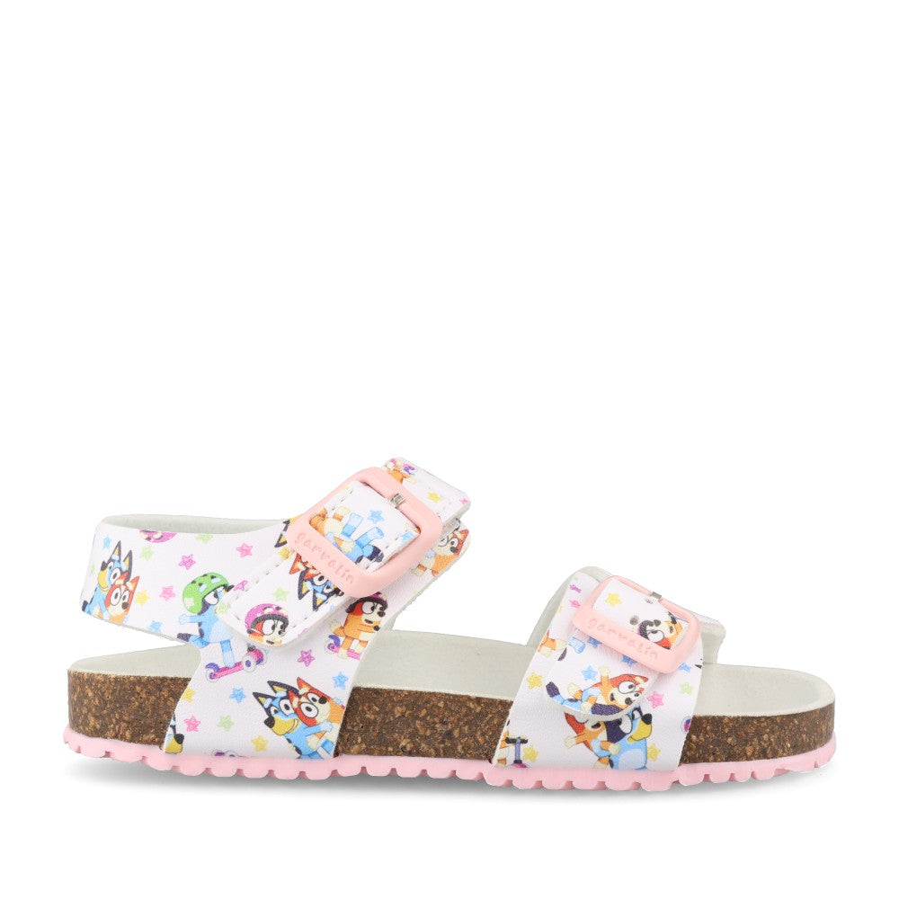 Girls 262871-b050 Double Strap Sandal In White