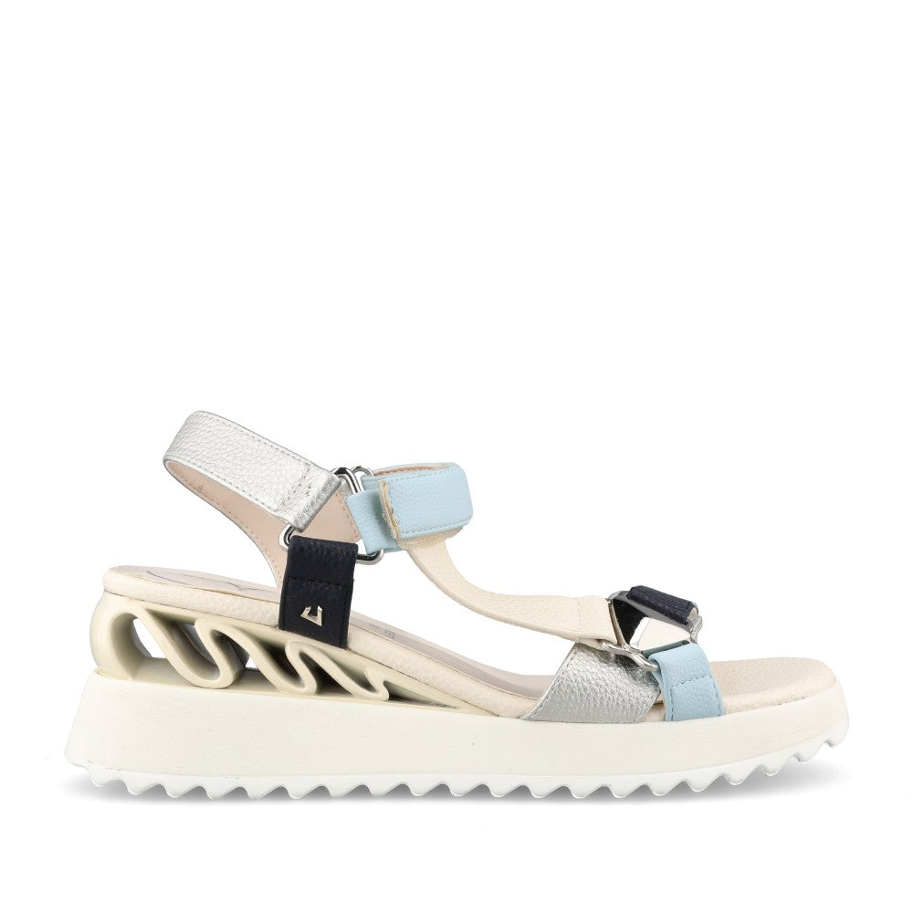 Ladies Before You Wedge Sandal In Blue