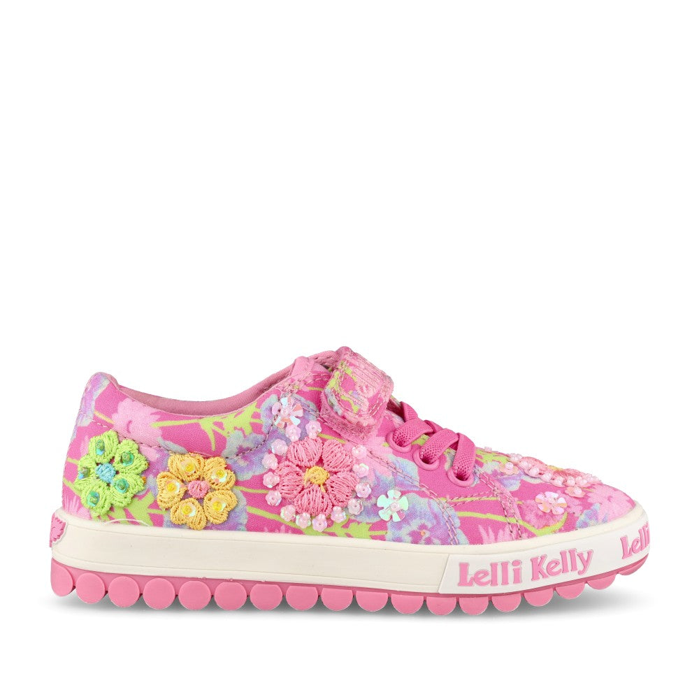 Girls Lk4912 Eloise Strap Shoe In Fuchsia