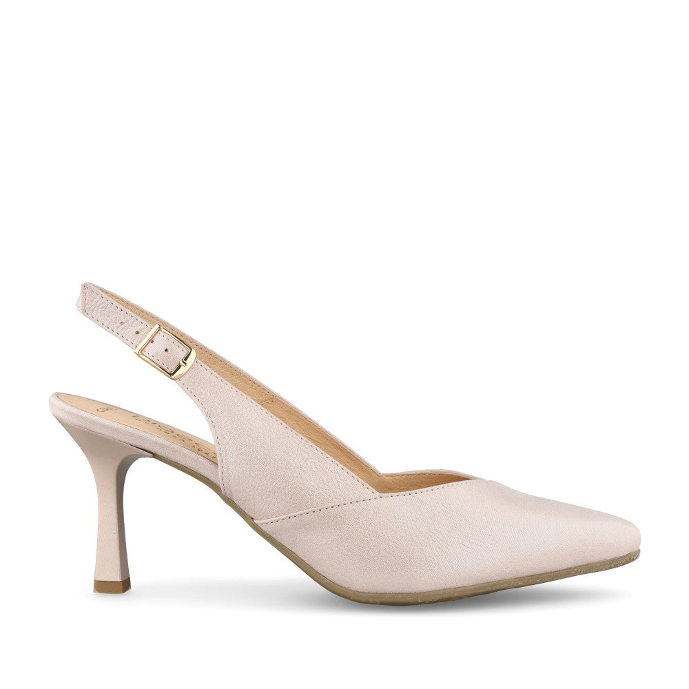 Ladies 4009 G-fit Medium Heel Court Shoe In Pink