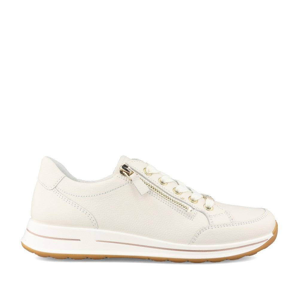 Ladies 12-24801 Osaka Laced Trainer In Cream