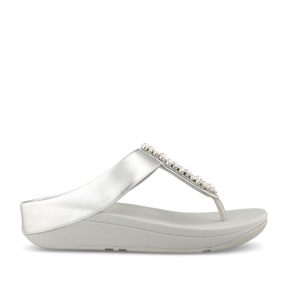 Ladies A2n-001 Fino Toe-post Sandal In Silver