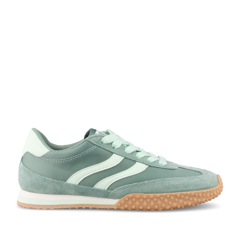 Ladies 78621 Nanyuki Laced Trainer In Green