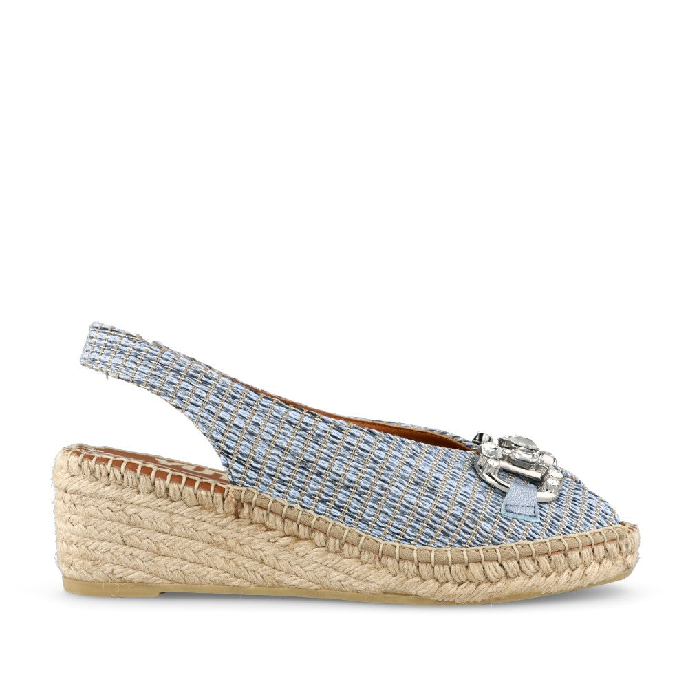 Ladies 2281 Wedge Sandal In Blue