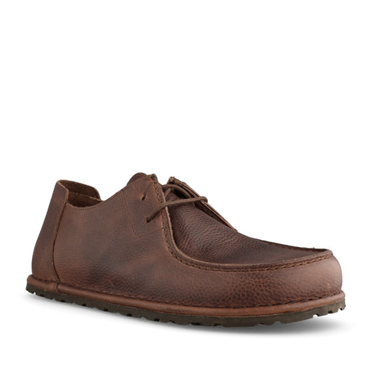 Mens 1029679 Utti Laced Leather Shoe In Brown