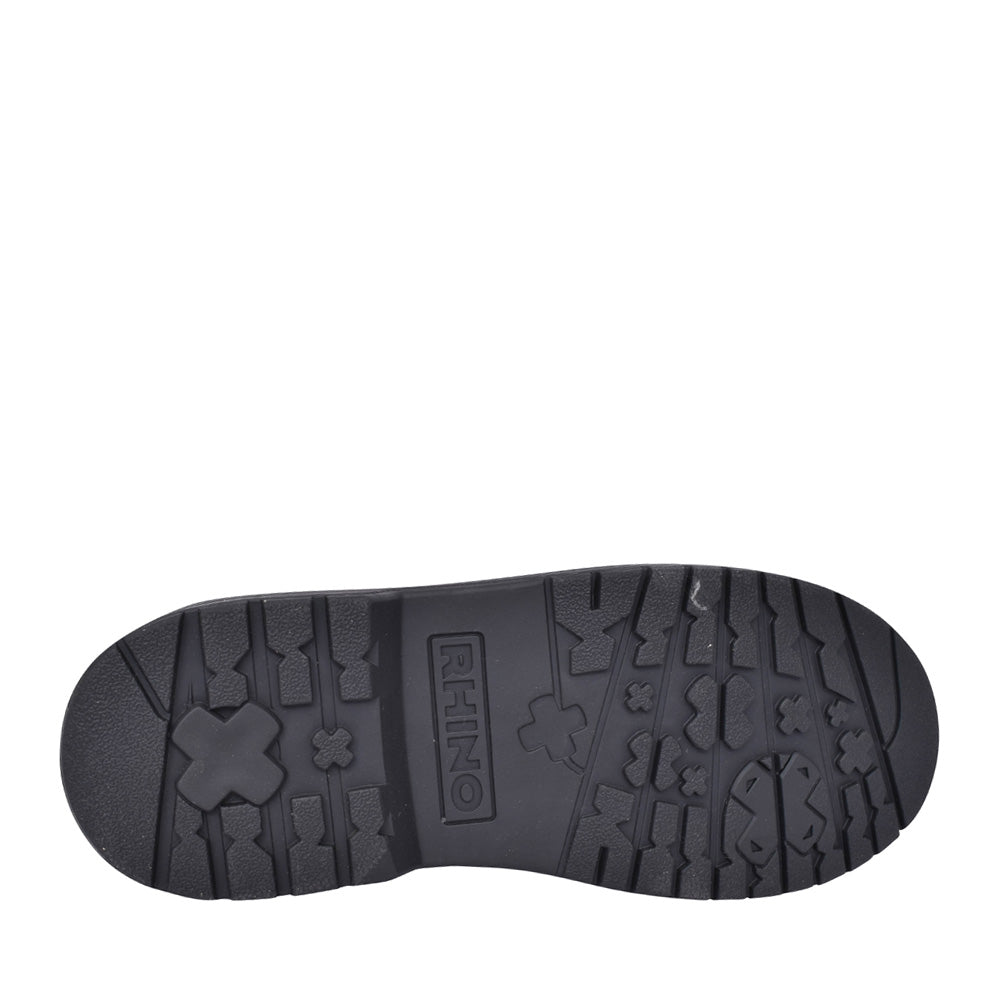 Start Rite Boys Glitch G-FIT Leather Laced Shoe in Black
