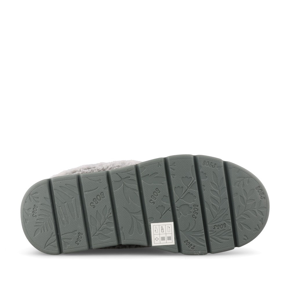 Skechers Ladies 114668 Bobs Keepsakes Lite B Bright Slipper In Grey Sparkle