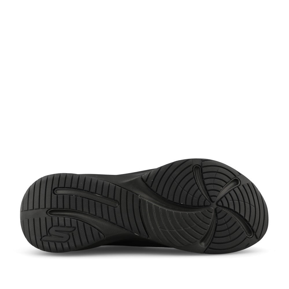 Skechers Ladies 150574 Skechers Plush Foam Morning Dew Trainer In Black