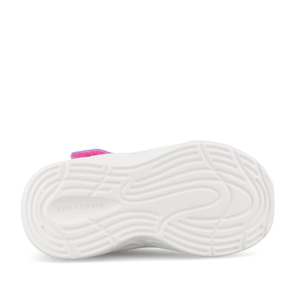 Skechers Girls 303729NC Skechers Sola Glow 2.0 Dazzle Steps Trainer In Pink