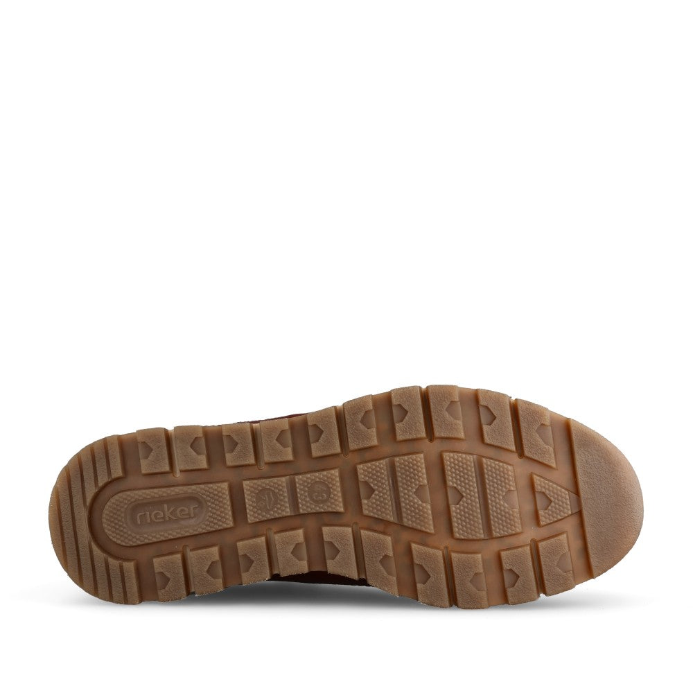 Rieker Mens B0507 Lace Shoe In Brown