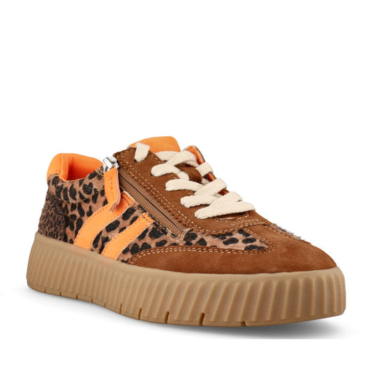 Tamaris Comfort Ladies 8-83739 Laced Trainer In Leopard