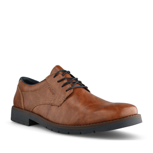Rieker Mens 13900 Lace Shoe In Brown