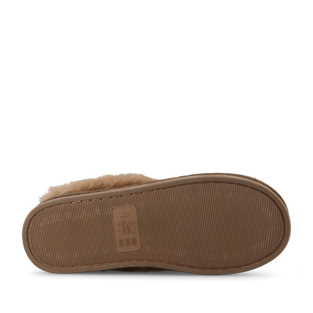 Jo & Joe Ladies Ballyclare Slipper In Brown