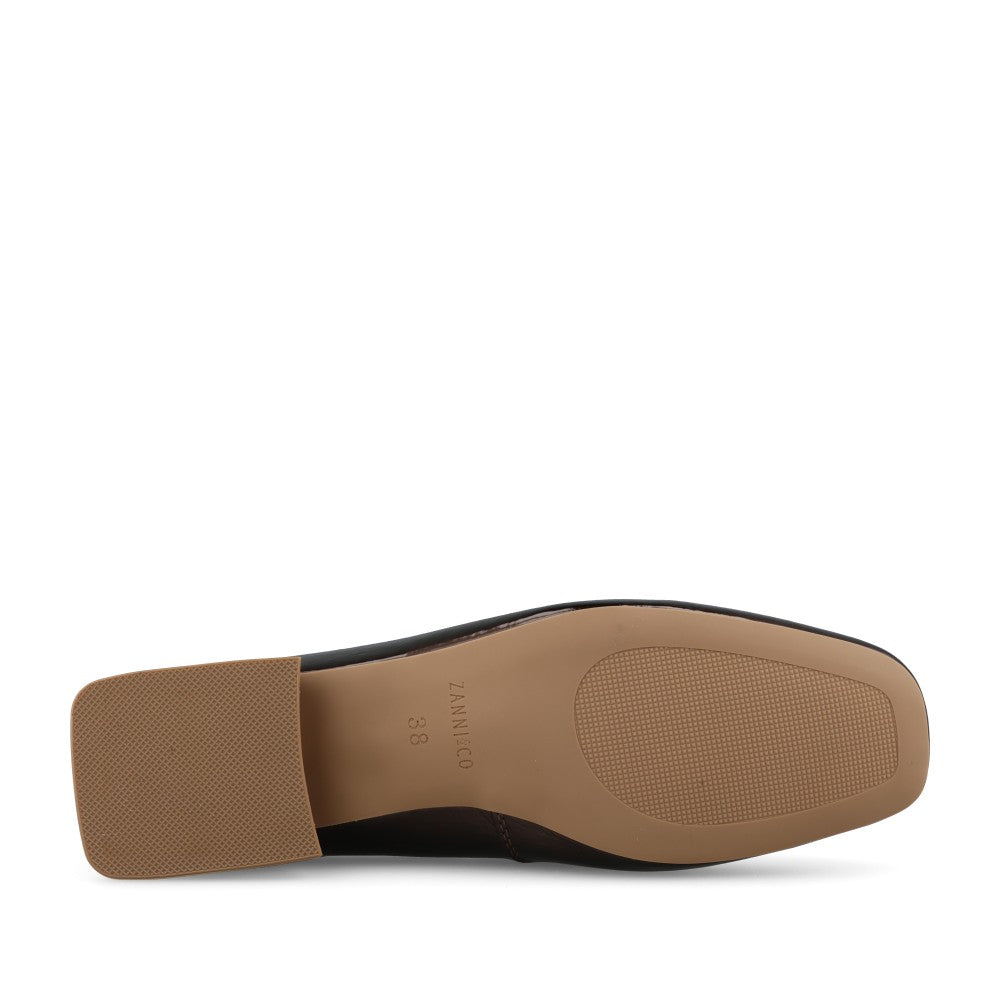 Zanni & Co Ladies Hahoe Shoe In Brown Patent with Cheetah Print