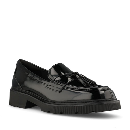 Clarks Ladies 261844914 Lauryl Tassel In Black Patent