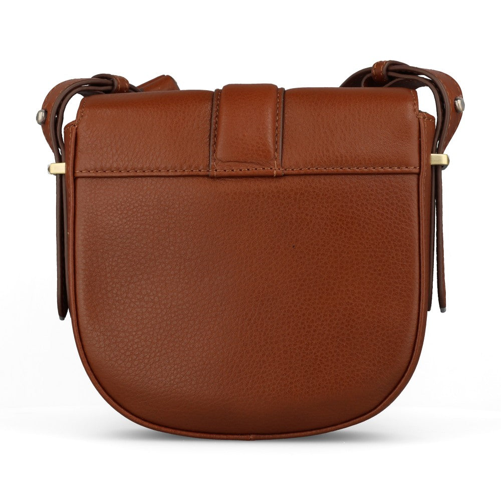 Barbour Ladies Elm Leather LBA0490 Bag In Brown