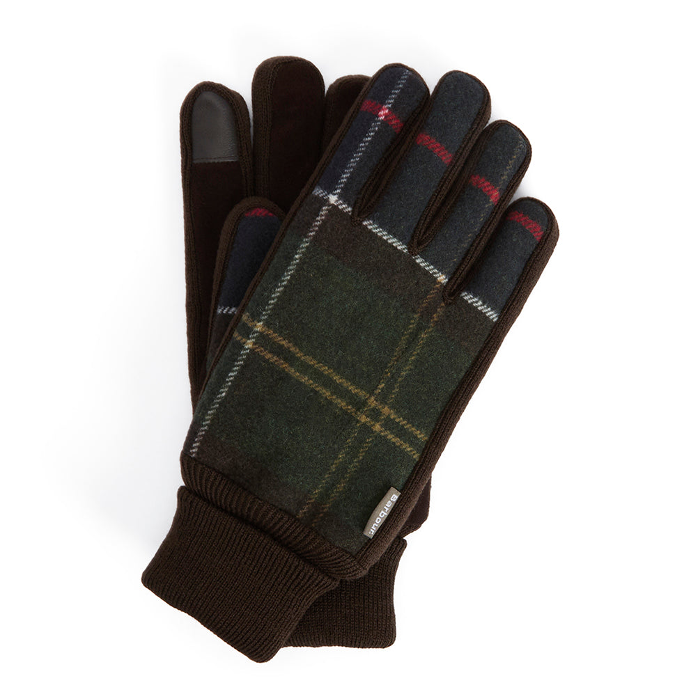 Barbour Mens Hackney Gloves MGL0144 In Classic Tartan