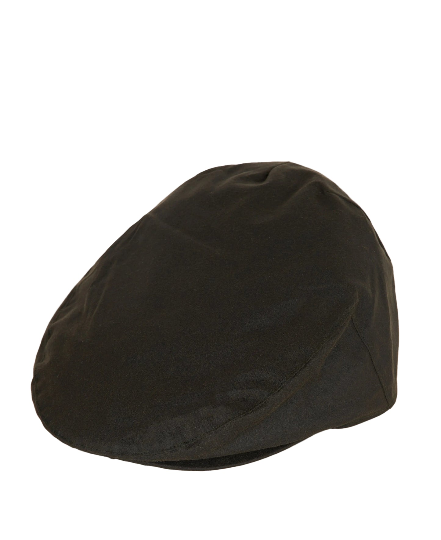 Barbour Mens Wax Flat Cap MHA0003 In Olive