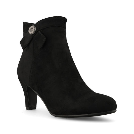 Redz Ladies D6031 Ankle Boot In Black