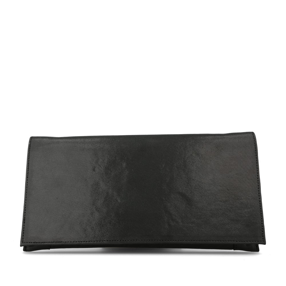 Ladies 0002 2677 Clutch Bag In Black Shimmer
