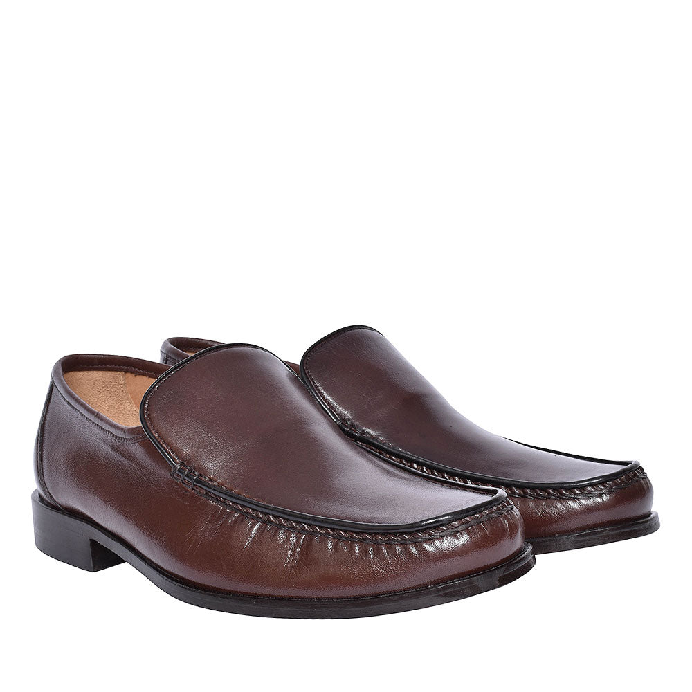 Sienna Moccasin Slip On Shoe For Men In Brown