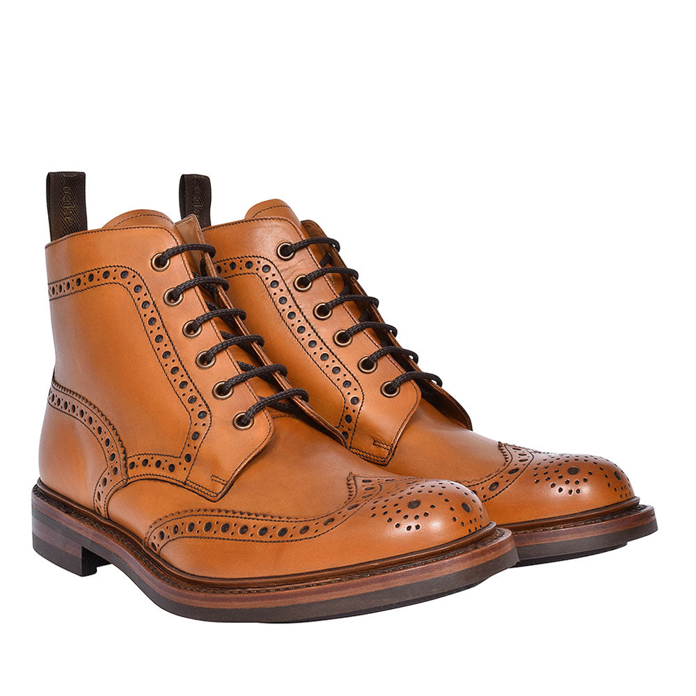 Bedale Derby Brogue Boot For Men In Tan